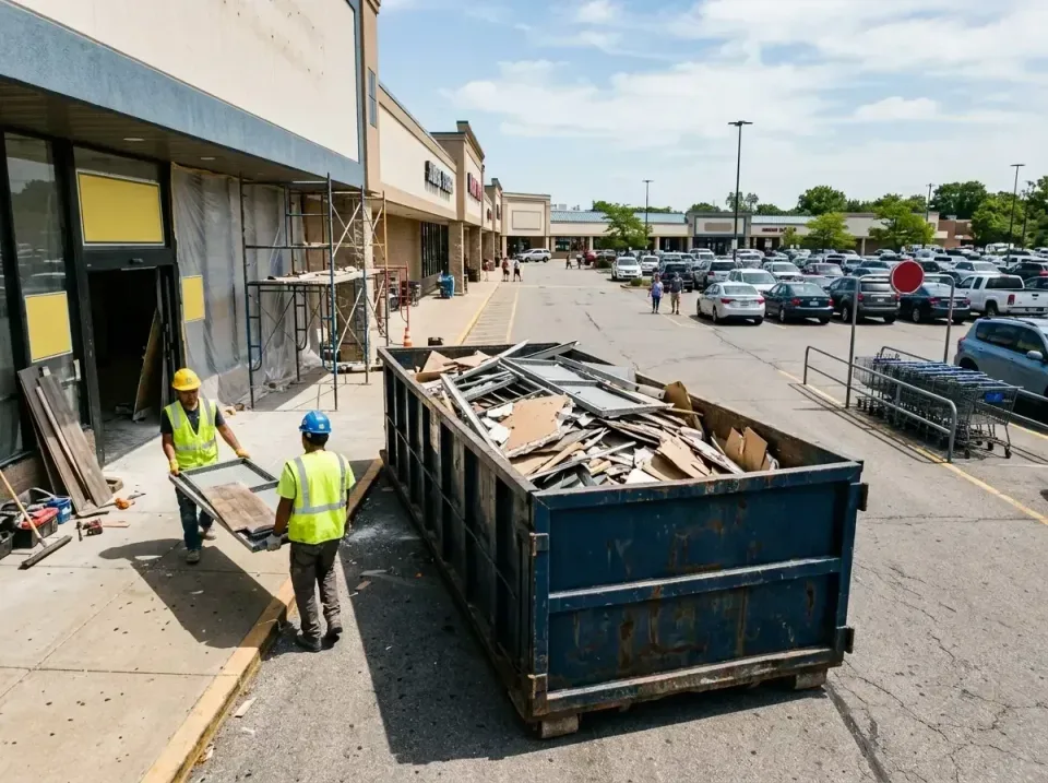 retail-store-renovation-debris-003 — frequently asked questions, Roll-off Dumpster Rentals in Creve Coeur, MO